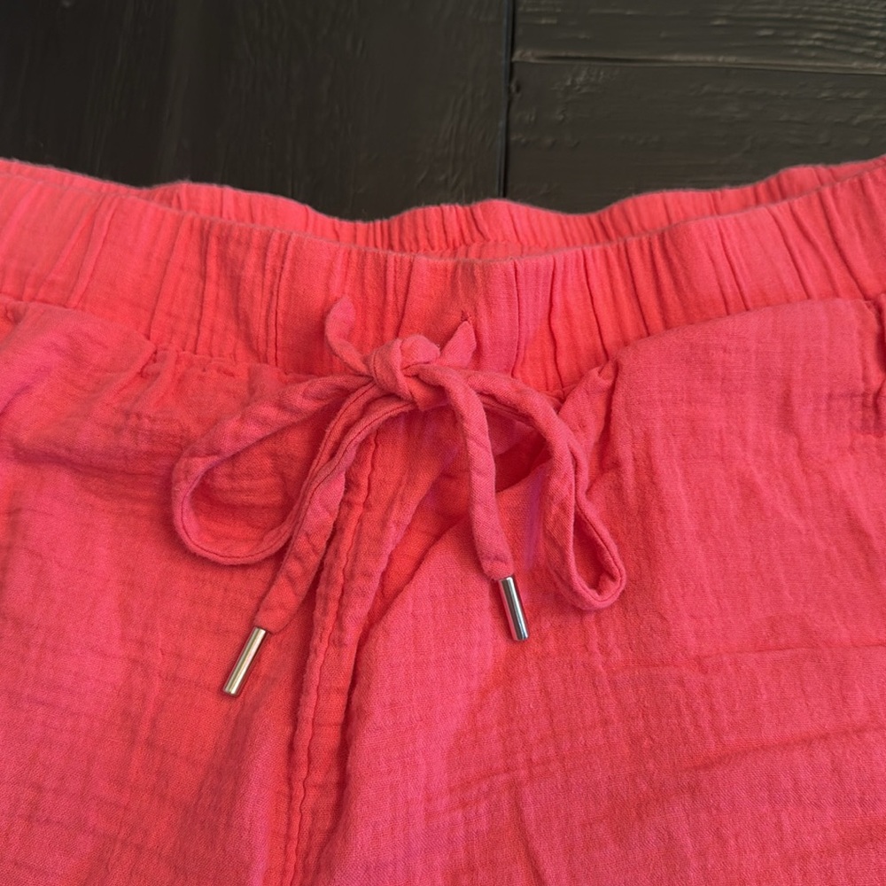 Calia Pink Drawstring Shorts - Picture 2 of 5
